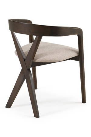 Cross-Back Wooden Dining Chair | OROA Modern Weiss