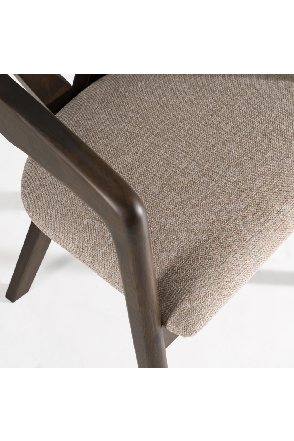 Cross-Back Wooden Dining Chair | OROA Modern Weiss