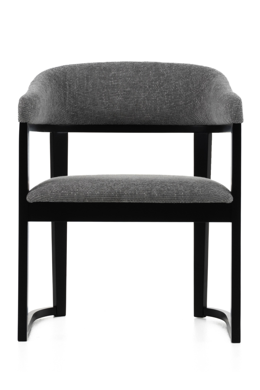 Rubberwood Framed Gray Dining Chair | OROA Modern Maury | Oroa.com