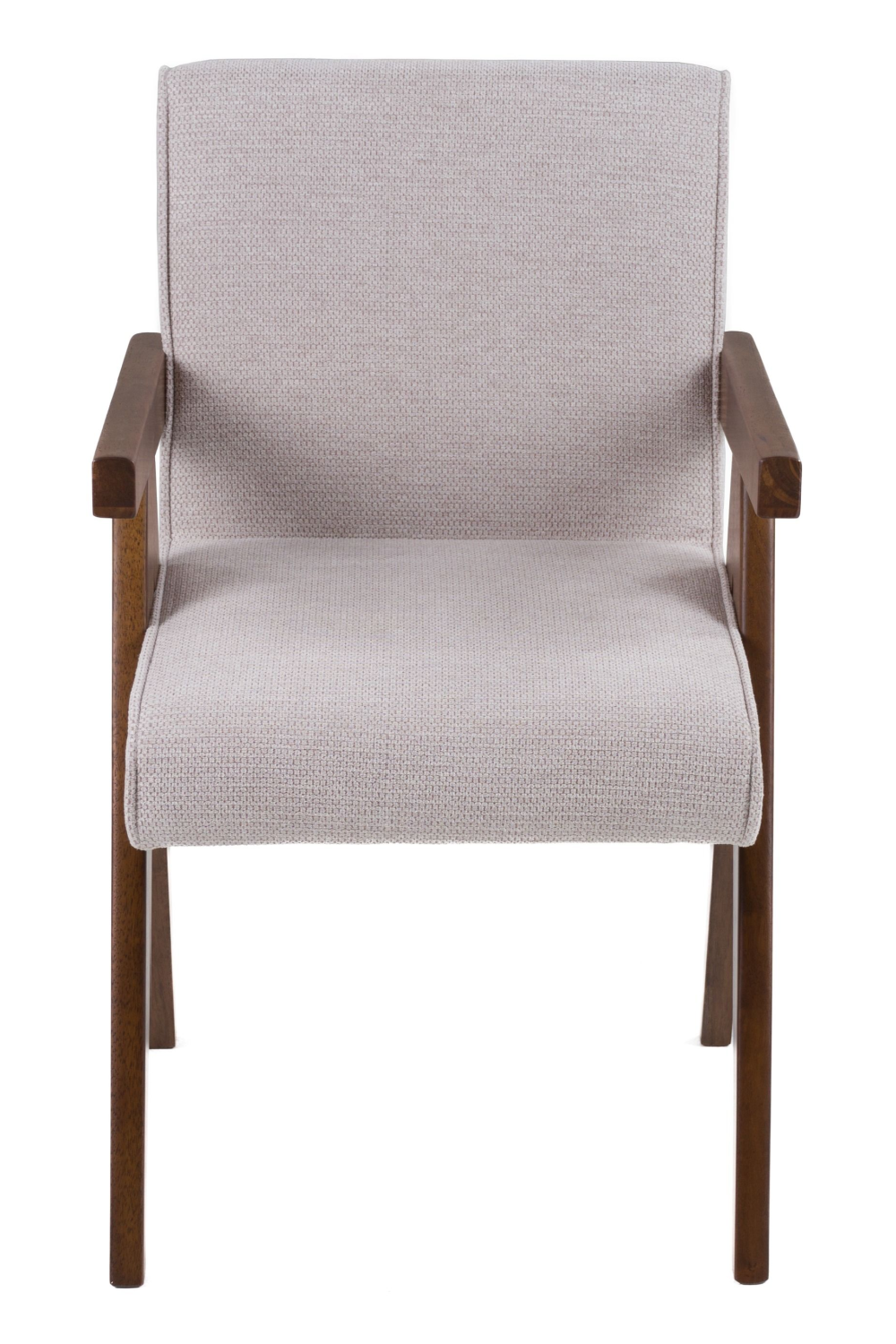 Walnut V-Leg Dining Chairs (2) | OROA Modern Joseline | Oroa.com