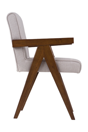 Walnut V-Leg Dining Chairs (2) | OROA Modern Joseline | Oroa.com