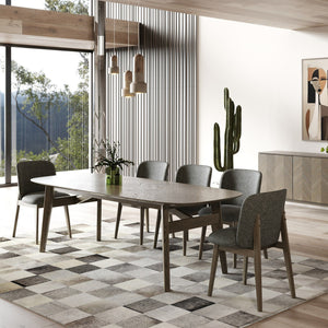   Solid Rubberwood Dining Table | Oroa.com