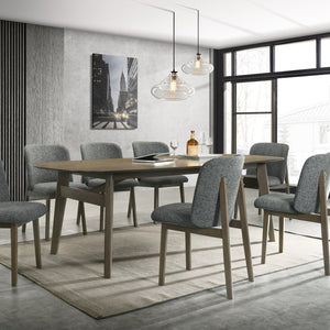   Solid Rubberwood Dining Table | Oroa.com