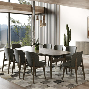   Solid Rubberwood Dining Table | Oroa.com