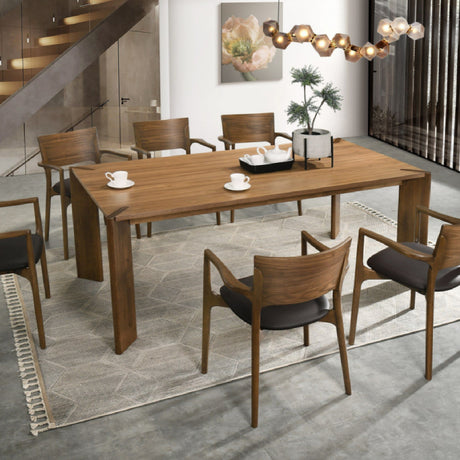   Walnut Rectangular Dining Table | Oroa.com