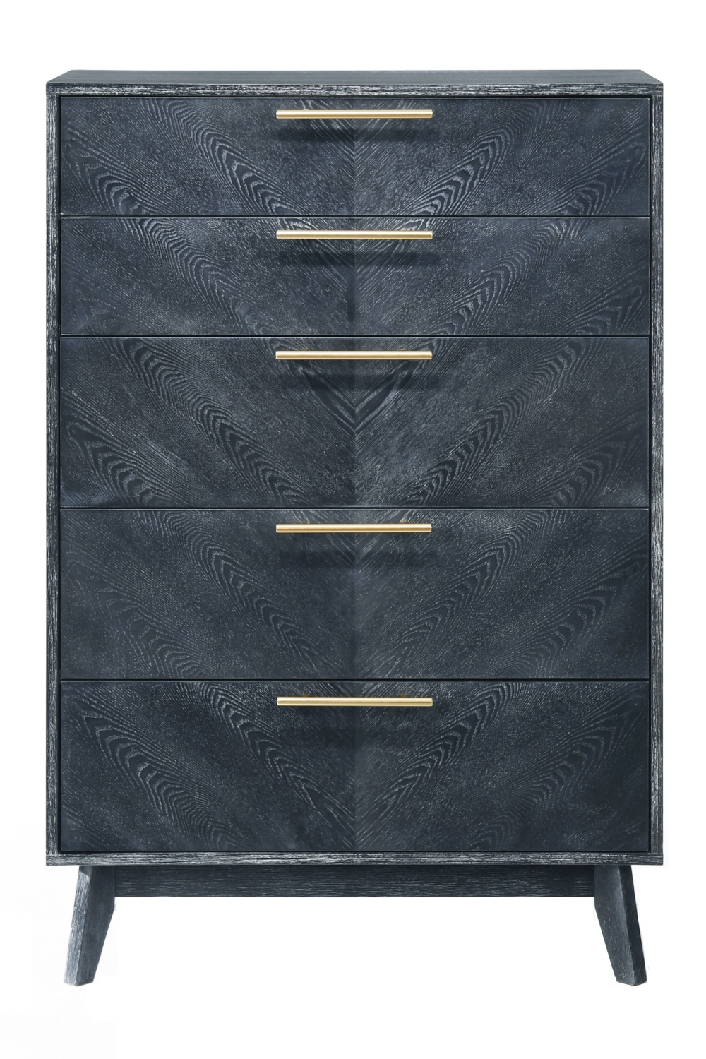 Gray Ash 5-Drawer Chest | OROA Modern Diana | Oroa.com