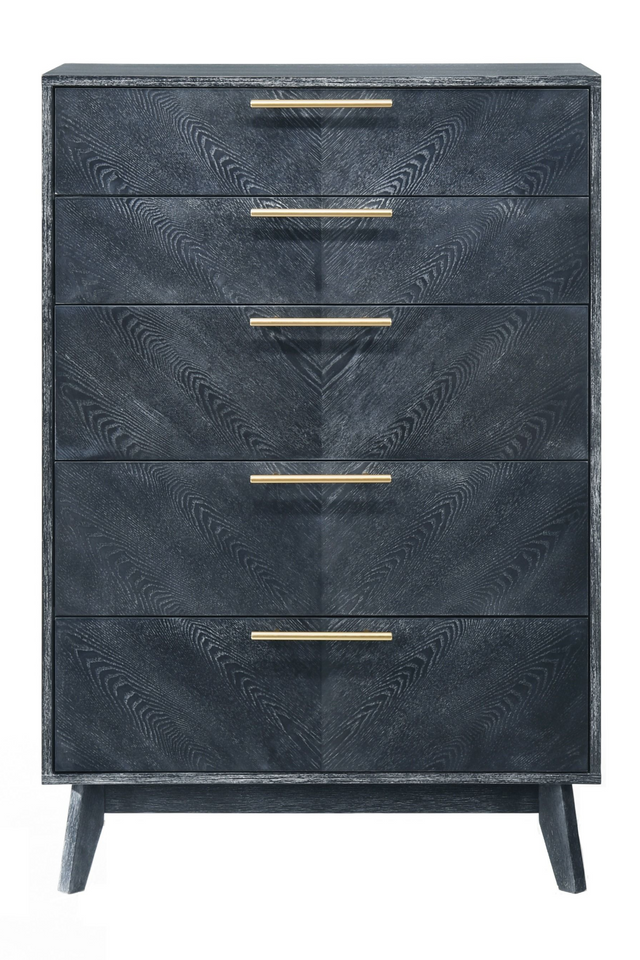 Gray Ash 5-Drawer Chest | OROA Modern Diana | Oroa.com