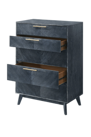 Gray Ash 5-Drawer Chest | OROA Modern Diana | Oroa.com