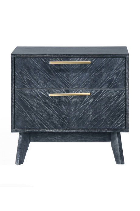 Gray Ash 2-Drawer Nightstand | OROA Modern Diana | Oroa.com