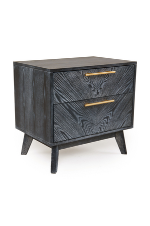 Gray Ash 2-Drawer Nightstand | OROA Modern Diana | Oroa.com