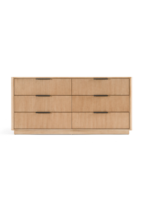 Natural Oak 6-Drawer Dresser | OROA Modern Santa Monica | Oroa.com