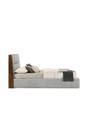Gray Walnut-Trimmed Bed | OROA Modern Dustin | Oroa.com