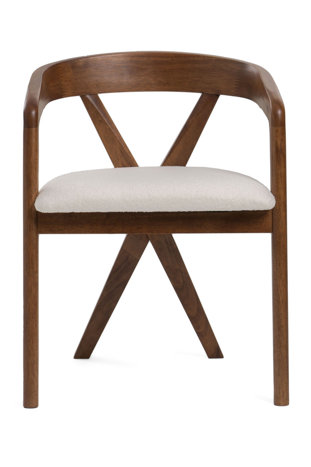 Cross-Back Wooden Dining Chair | OROA Modern Weiss | Oroa.com