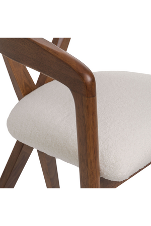 Cross-Back Wooden Dining Chair | OROA Modern Weiss