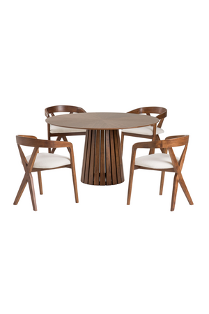 Round Pedestal Dining Table | OROA Modern Weiss | Oroa.com