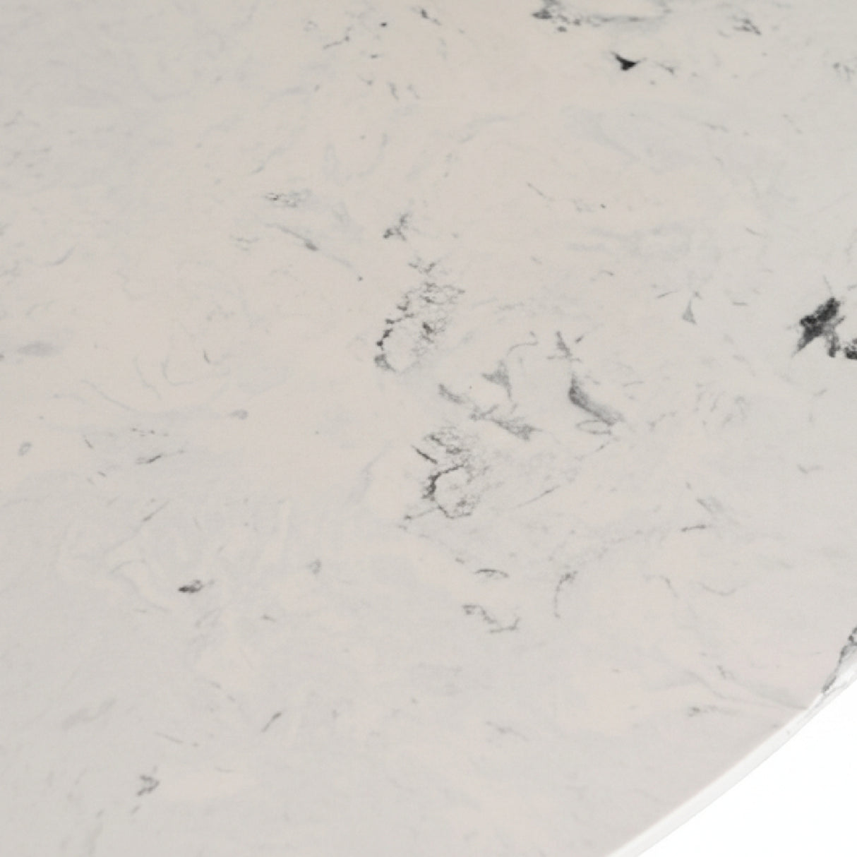 White Marble Round Dining Table | OROA Modern Nancy