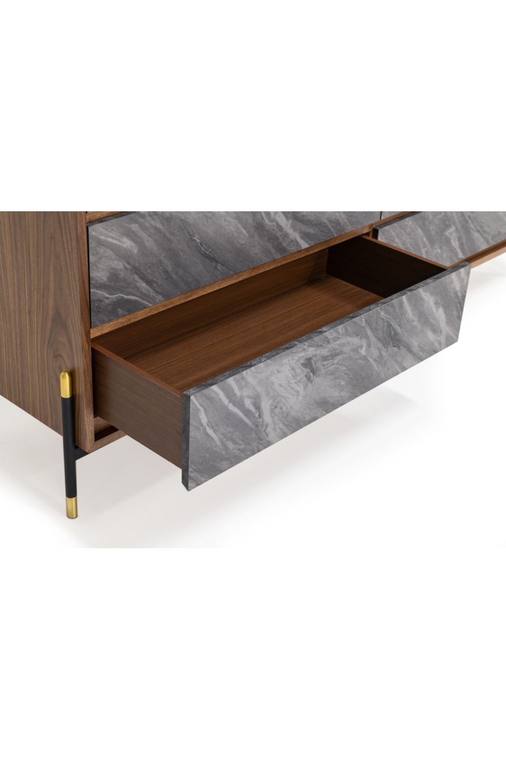 Volcanic Slate 6-Drawer Dresser | OROA Modern Metcalf | Oroa.com