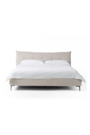 Gray Tufted Bed | OROA Modern Dysart | Oroa.com
