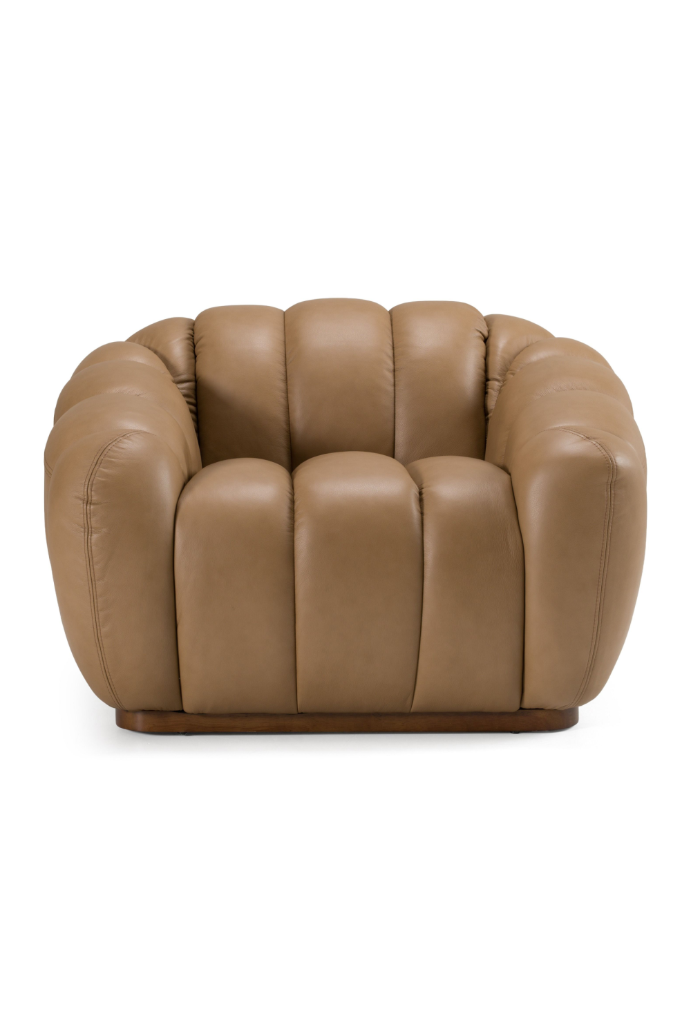 Tan Leather Lounge Chair | OROA Modern Ekwok | Oroa.com