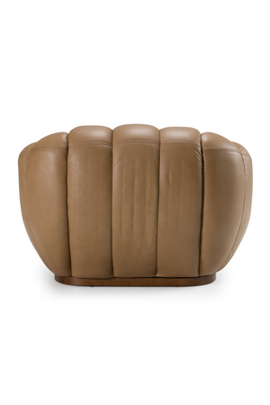 Tan Leather Lounge Chair | OROA Modern Ekwok | Oroa.com