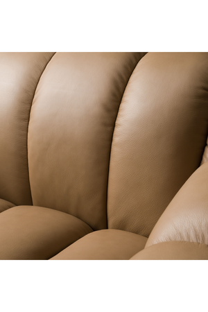 Tan Leather Lounge Chair | OROA Modern Ekwok | Oroa.com