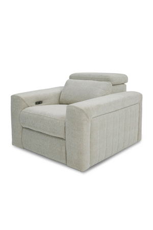 Beige Power Recliner Lounge Chair | OROA Modern Gering | Oroa.com