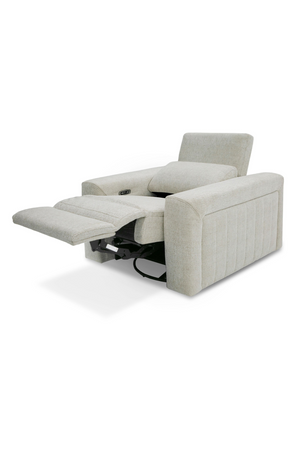 Beige Power Recliner Lounge Chair | OROA Modern Gering | Oroa.com