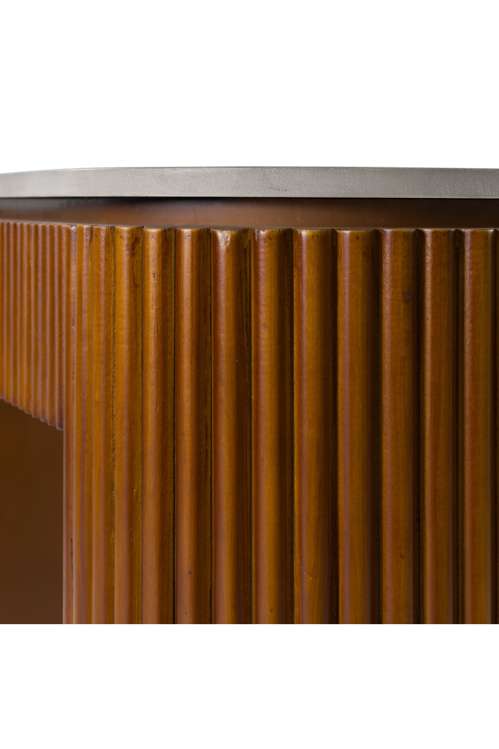 Fluted Wood Base Console Table | OROA Modern Duncan | Oroa.com