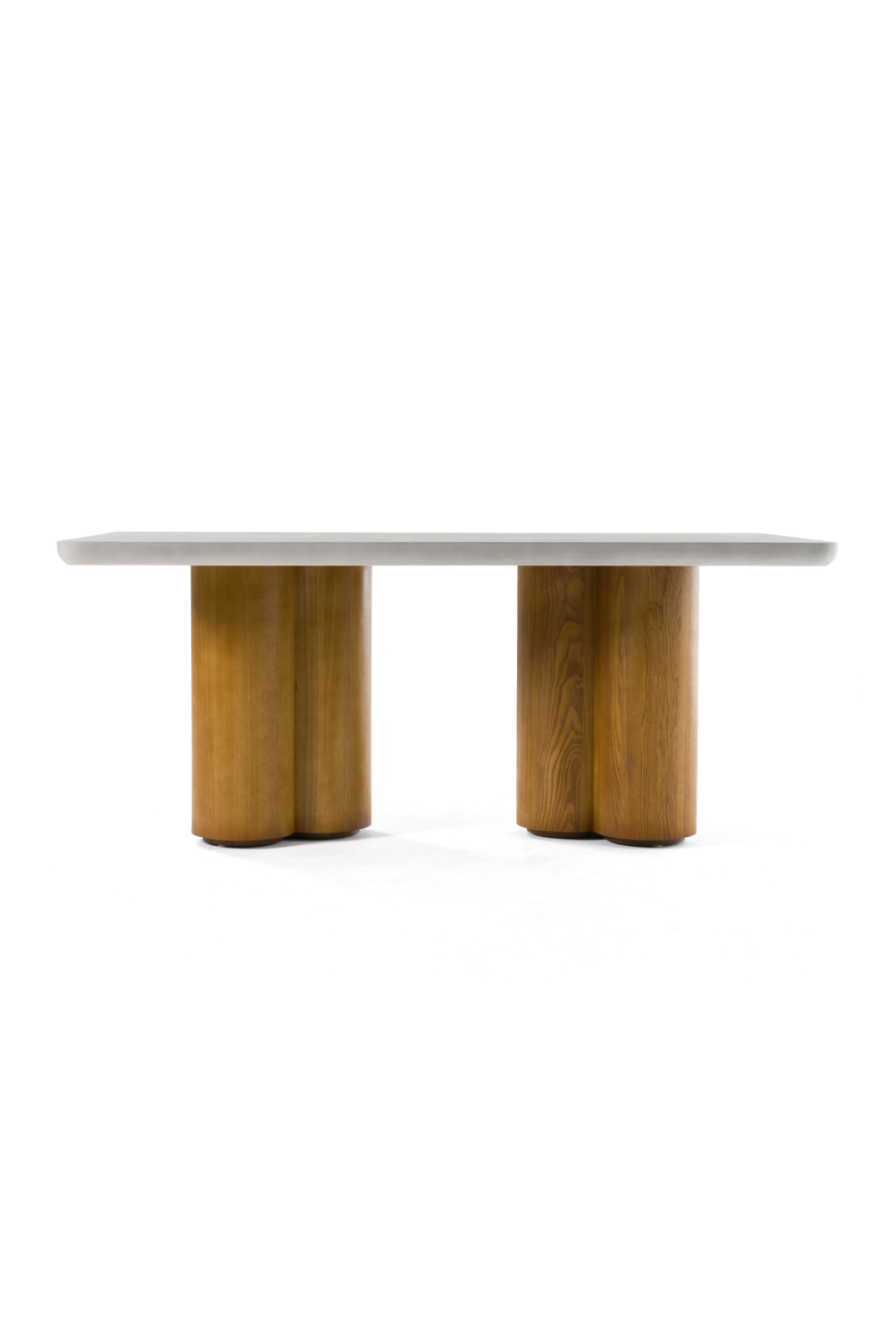 Walnut Base Rectangular Dining Table | OROA Modern Bateman | Oroa.com