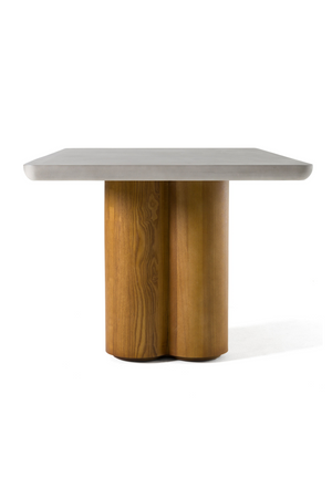 Walnut Base Rectangular Dining Table | OROA Modern Bateman | Oroa.com