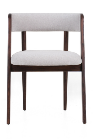 Rounded-Back Walnut Dining Chairs (2) | OROA Modern Vegas | Oroa.com
