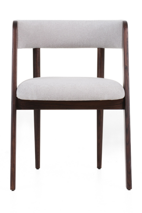 Rounded-Back Walnut Dining Chairs (2) | OROA Modern Vegas | Oroa.com