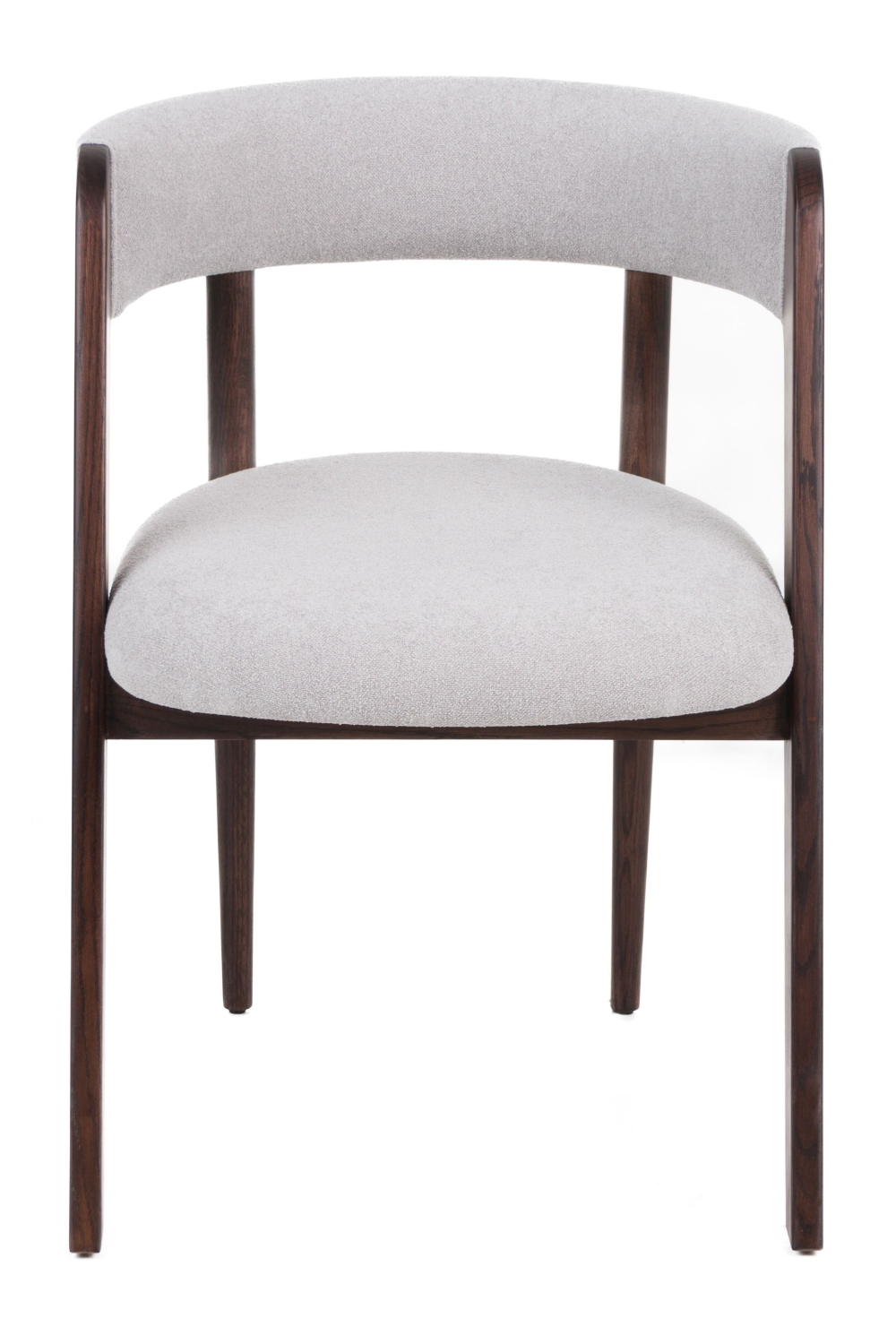 Rounded-Back Walnut Dining Chairs (2) | OROA Modern Vegas | Oroa.com
