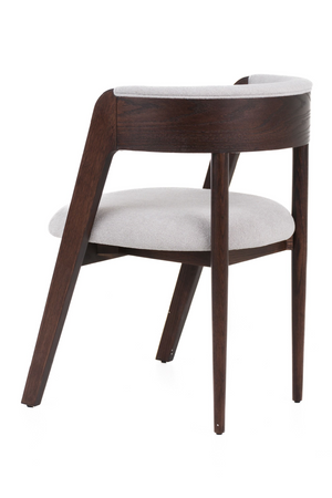 Rounded-Back Walnut Dining Chairs (2) | OROA Modern Vegas | Oroa.com