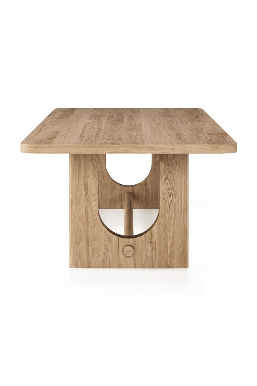 Trestle Base Oak Dining Table | OROA Modern Walz | Oroa.com