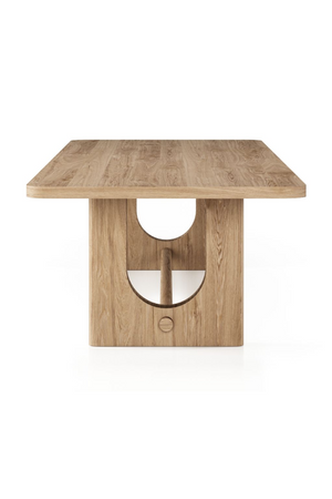 Trestle Base Oak Dining Table | OROA Modern Walz | Oroa.com