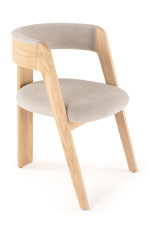 Wood Framed Curve Dining Chairs (2) | OROA Modern Washington | Oroa.com