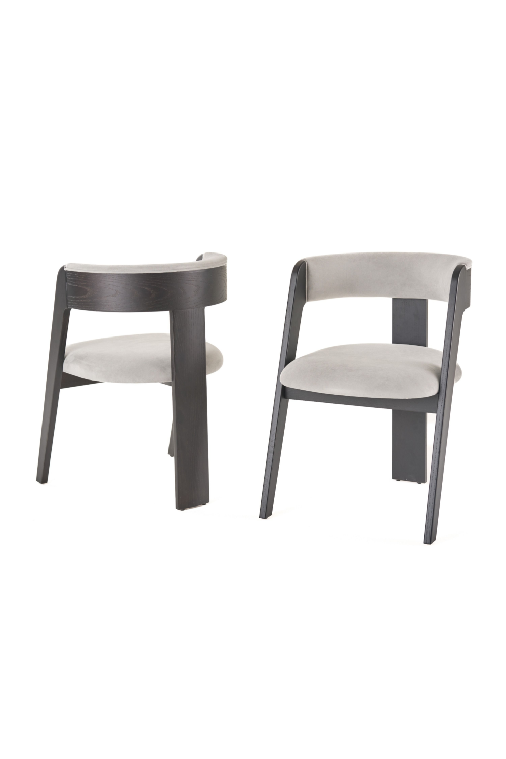 Wood Framed Curve Dining Chairs (2) | OROA Modern Washington | Oroa.com