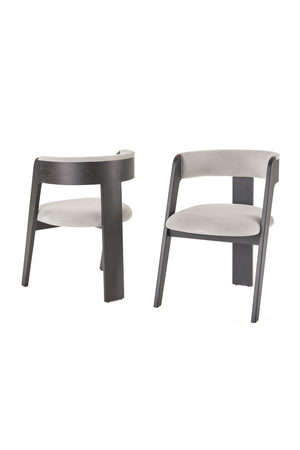 Wood Framed Curve Dining Chairs (2) | OROA Modern Washington | Oroa.com