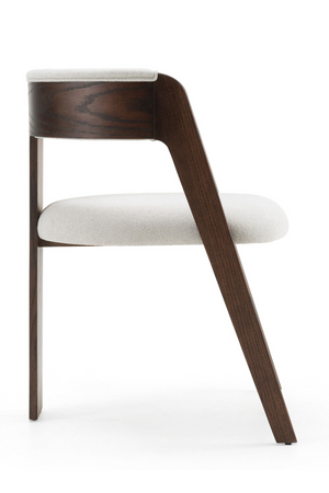 Wood Framed Curve Dining Chairs (2) | OROA Modern Washington | Oroa.com