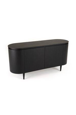 Oak 4-Door Oval Sideboard | OROA Modern Miami