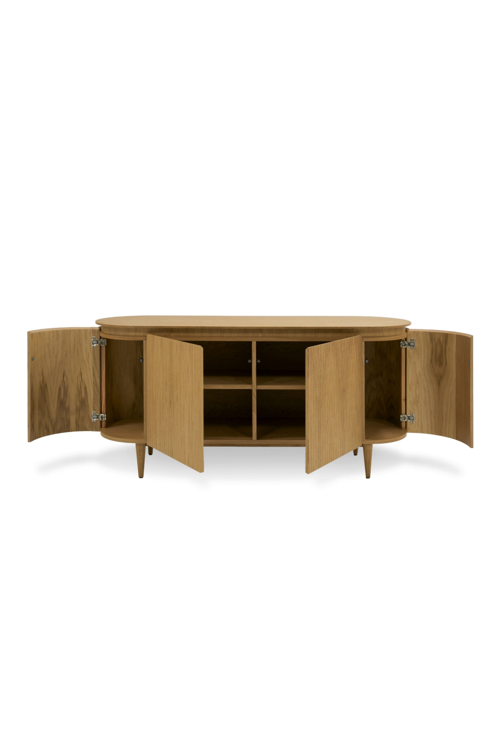 Oak 4-Door Oval Sideboard | OROA Modern Miami