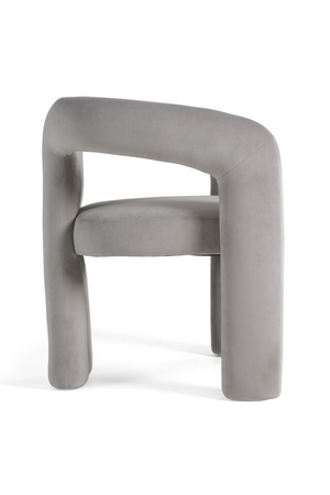 Gray Velvet Dining Chair | OROA Modern Mulgrew | Oroa.com