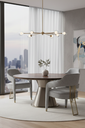 Gray Split-Back Dining Chair | OROA Modern Kasem | Oroa.com