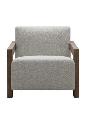 Oak-Framed Beige Accent Chair | OROA Modern Marchland | Oroa.com