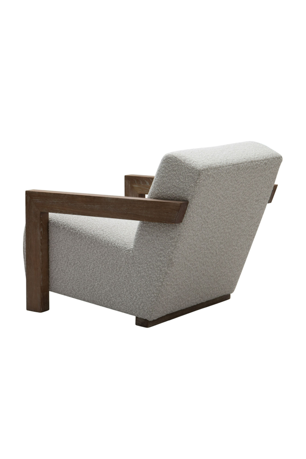 Oak-Framed Beige Accent Chair | OROA Modern Marchland | Oroa.com