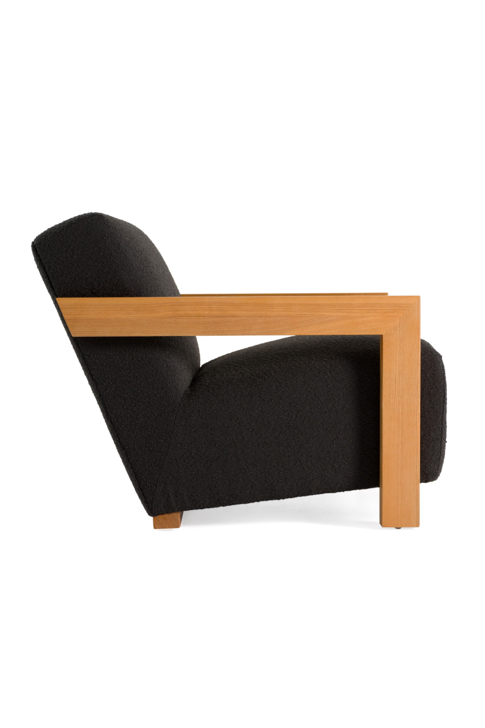 Oak-Framed Upholstered Lounge Chair | OROA Modern Rosen