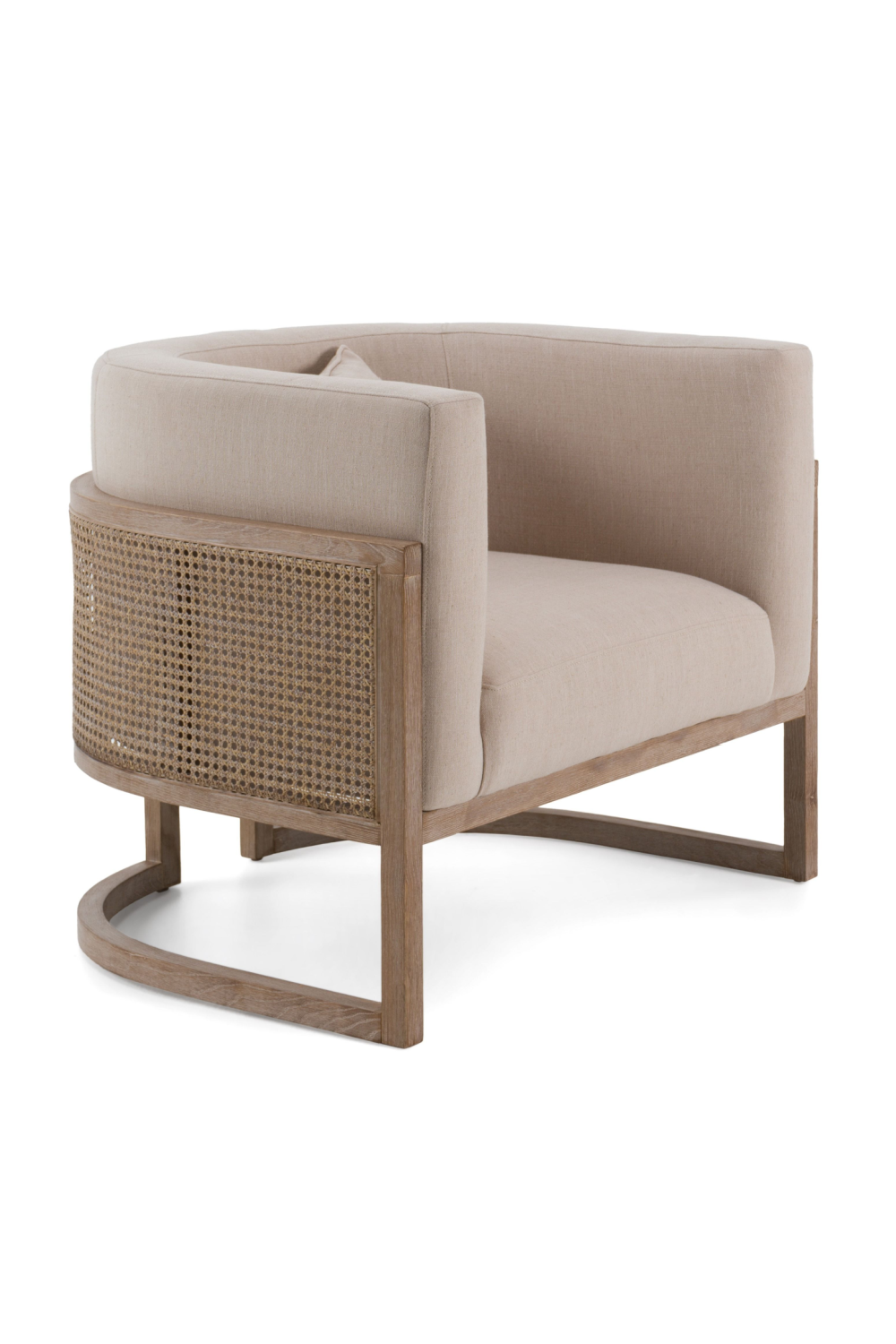 Gray Oak Rattan Accent Chair | OROA Modern Haney | Oroa.com