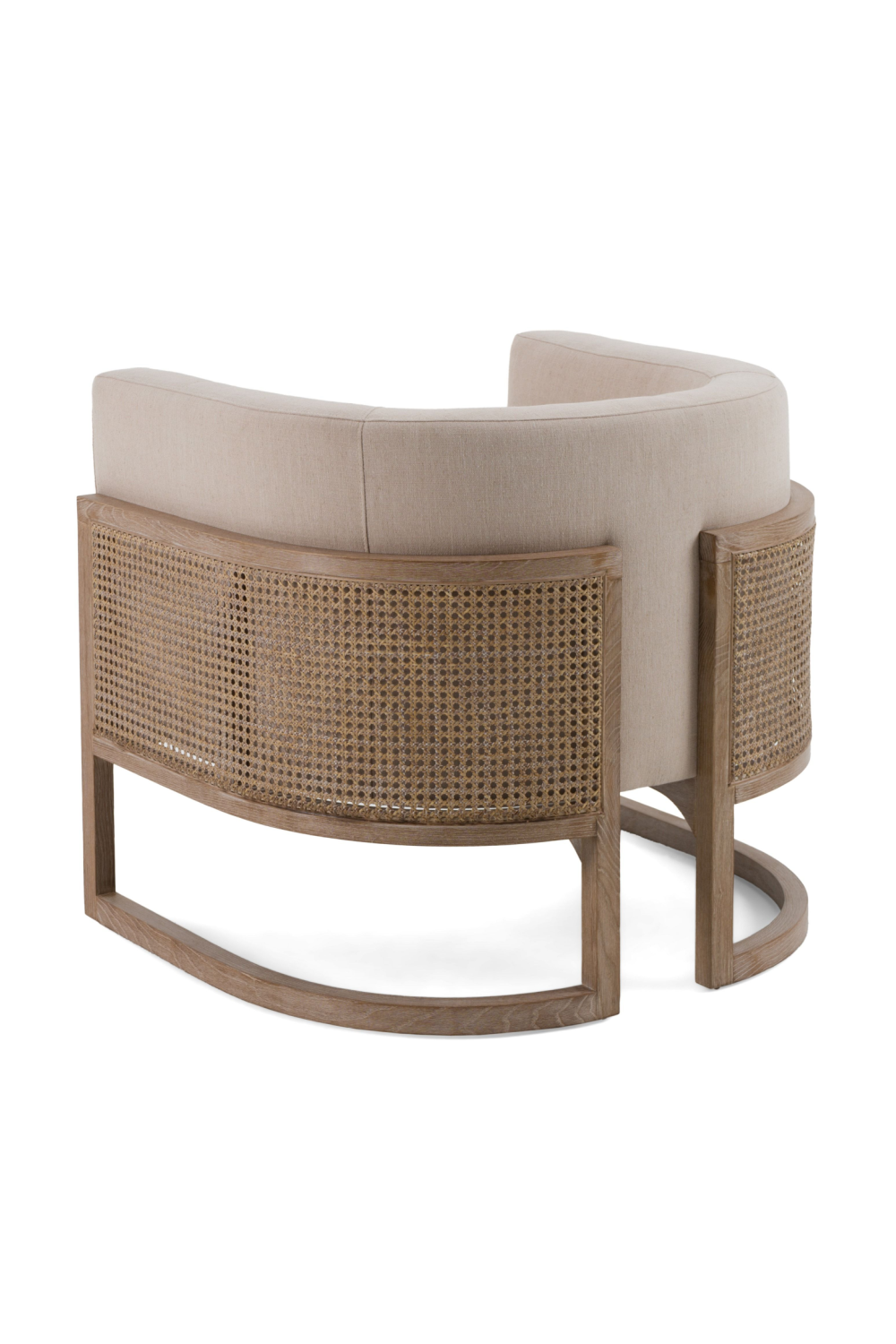 Gray Oak Rattan Accent Chair | OROA Modern Haney | Oroa.com