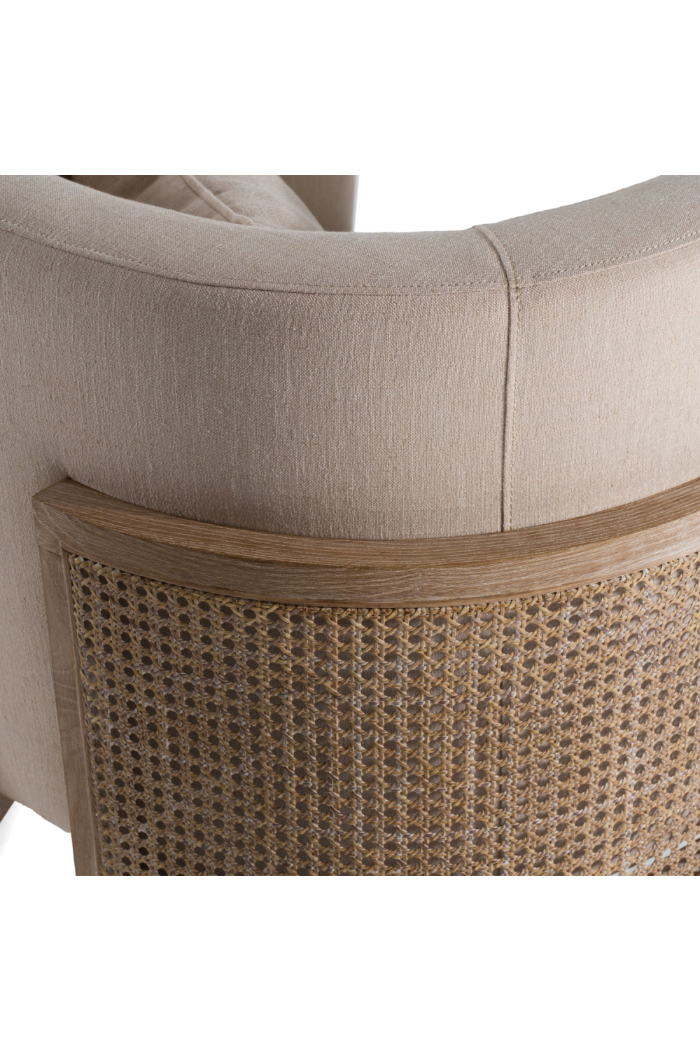 Gray Oak Rattan Accent Chair | OROA Modern Haney | Oroa.com